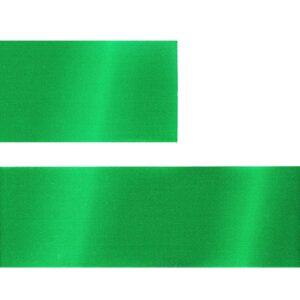 Лента сатиновая Satin 35 М, зеленая, 70 см — изображение 2