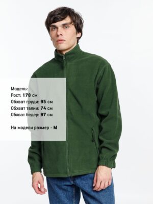 Куртка мужская North 300, зеленая — изображение 4