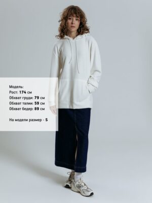 Худи унисекс Prima Vista, белое — изображение 5