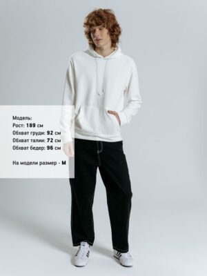Худи унисекс Prima Vista, белое — изображение 10