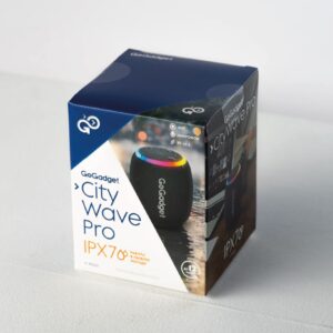 Водонепроницаемая колонка с подсветкой CityWave Pro, черная — изображение 4