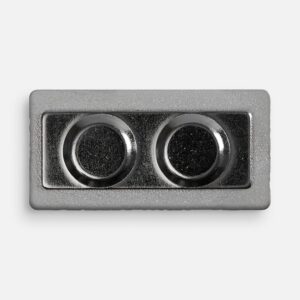 Значок Magnet Matto, серебристый глянцевый — изображение 4