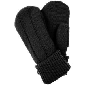 Варежки Knit Beat, черные — изображение 2