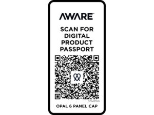 Opal с 6 панелями Aware™ кепка из переработанных материалов - Темно - синий — изображение 4