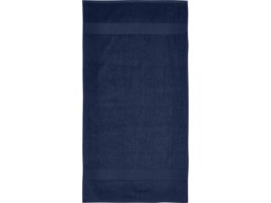 Хлопковое полотенце для ванной Charlotte 50x100 см с плотностью 450 г/м2, темно-синий — изображение 2