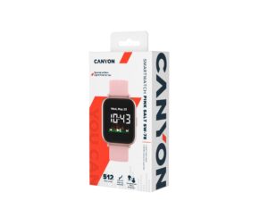 Смарт-часы со встроенным плеером Canyon SaltSW-78, розовый — изображение 4