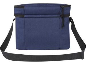 Tundra сумка-холодильник из переработанного РЕТ-пластика, сертиф. согласно GRS - Heather navy — изображение 3