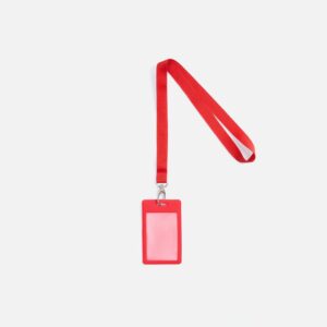 Лента для бейджа Pin, красная — изображение 2