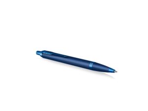 Шариковая ручка Parker IM Monochrome Blue, стержень:M, цвет чернил: blue, в подарочной упаковке. — изображение 2
