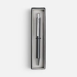 Ручка шариковая Arvent Glossy в футляре, черная — изображение 2
