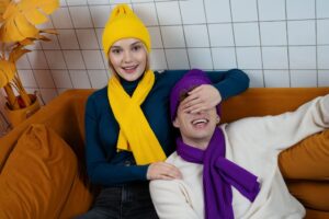 Шарф Yong, фиолетовый — изображение 5