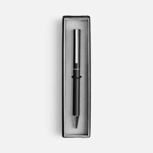 Ручка шариковая Blade Soft Touch в футляре, черная — изображение 2