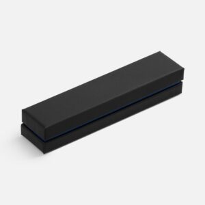 Ручка шариковая Eyeshot Soft Touch в футляре, темно-синяя — изображение 3