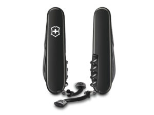 Нож перочинный VICTORINOX Spartan Onyx Black, 91 мм, 12 функций, чёрный, со шнурком в комплекте — изображение 6