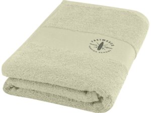 Хлопковое полотенце для ванной Charlotte 50x100 см с плотностью 450 г/м2, светло-серый — изображение 4
