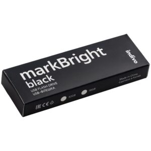 Флешка markBright Black с синей подсветкой, 32 Гб — изображение 8
