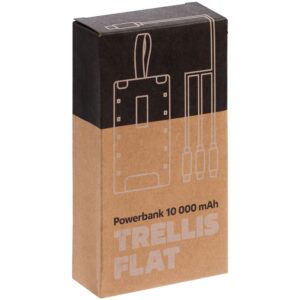 Аккумулятор Trellis Flat 10000 мАч, синий — изображение 9