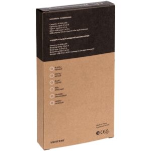 Аккумулятор Uniscend All Day Type-C 10000 мAч, черный — изображение 8