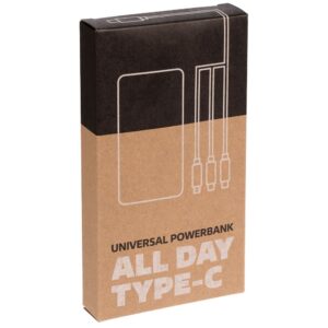 Аккумулятор Uniscend All Day Type-C 10000 мAч, белый — изображение 7