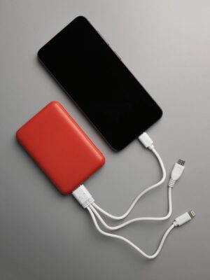 Внешний аккумулятор Uniscend Full Feel Type-C 5000 мАч, красный — изображение 8