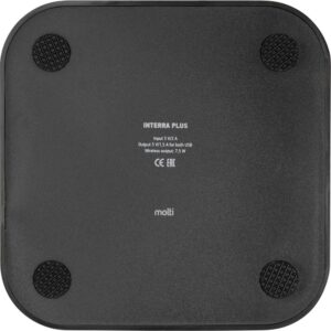 Беспроводное зарядное устройство Interra Plus, черное — изображение 7