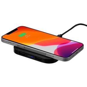 Беспроводное зарядное устройство Interra Plus, черное — изображение 9
