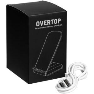 Беспроводное зарядное устройство с быстрой зарядкой Overtop, белое — изображение 8