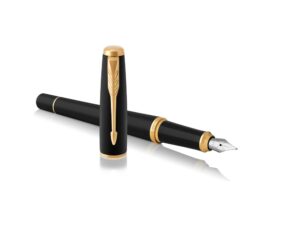 Ручка перьевая Parker Urban Core Muted Black GT, ченый/золотистый — изображение 4