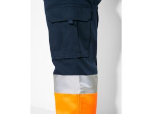 Брюки Daily stretch HV, нэйви/неоновый оранжевый — изображение 8