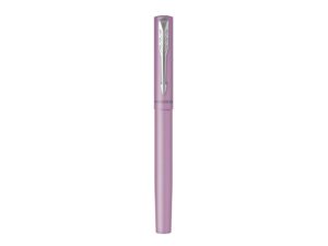 Перьевая ручка Parker Vector  XL Lilac, цвет чернил blue CT, перо: F, в подарочной упаковке. — изображение 4