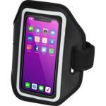 Браслет Haile для смартфона с отображением дисплея и прозрачным чехлом, черный