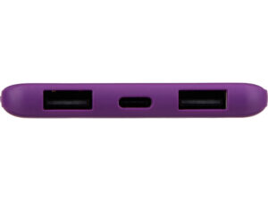 Внешний аккумулятор Powerbank C1, 5000 mAh, фиолетовый — изображение 4