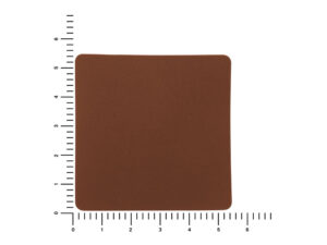 ПАТЧ КВАДРАТ nubuk (коричневый ) 5,5 х 5,5 см — изображение 2