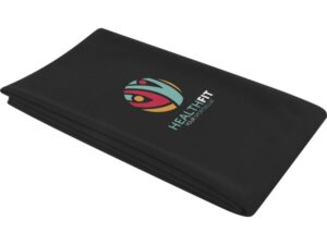 Althea спортивное полотенце 70х140 см - сплошной черный — изображение 4