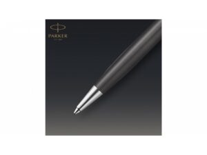 Шариковая ручка Parker Sonnet Premium Metal & Grey Lacquer PGT, стержень: M, цвет чернил: black , в подарочной упаковке — изображение 5