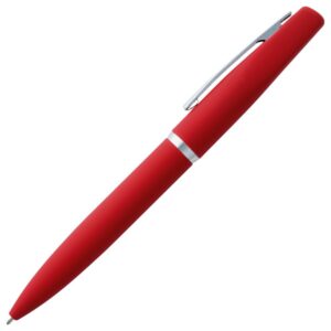 Ручка шариковая Bolt Soft Touch, красная — изображение 2
