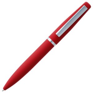 Ручка шариковая Bolt Soft Touch, красная — изображение 3
