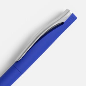 Ручка шариковая Pin Soft Touch, ver. 2, синяя — изображение 3