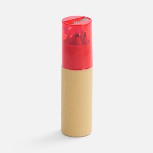 Набор карандашей Pencilvania Office с точилкой, красный — изображение 3