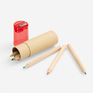 Набор карандашей Pencilvania Office с точилкой, красный — изображение 2