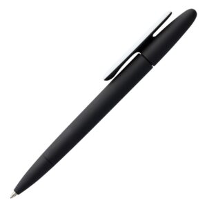 Ручка шариковая Prodir DS5 TRR-P Soft Touch, черная с белым — изображение 2