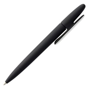 Ручка шариковая Prodir DS5 TRR-P Soft Touch, черная с белым — изображение 3