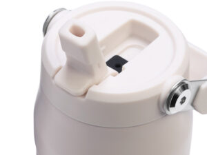 Бутылка для воды объемом 700 мл с откидной трубочкой Stanley IceFlow™ 2.0 - Light pink — изображение 3