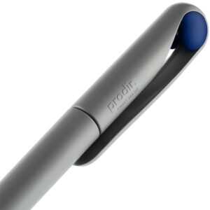 Ручка шариковая Prodir DS1 TMM Dot, серая с синим — изображение 6