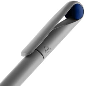 Ручка шариковая Prodir DS1 TMM Dot, серая с синим — изображение 5