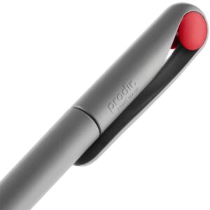 Ручка шариковая Prodir DS1 TMM Dot, серая с красным — изображение 6