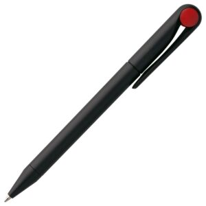 Ручка шариковая Prodir DS1 TMM Dot, черная с красным — изображение 3