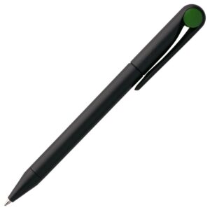Ручка шариковая Prodir DS1 TMM Dot, черная с зеленым — изображение 3