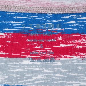 Футболка женская Rayet Lady двусторонняя, красная с синим — изображение 5
