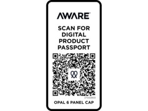 Opal с 6 панелями Aware™ кепка из переработанных материалов - сплошной черный — изображение 4